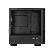 CARCASA DeepCool  CH360 DIGITAL , Mini Tower, ATX, fara sursa, 3xfan, USB 3.2 gen 1 x 1, USB 2.0 x 2, audio, PSU shroud, 4 sloturi expansiune, iluminare ARGB, negru,  R-CH360-BKAPE3D-G-1  (timbru verde 0.24lei)