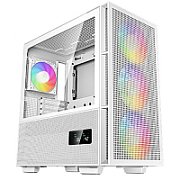 CARCASA DeepCool  CH560 DIGITAL WH , Middle Tower, ATX, fara sursa, sticla securizata, 4 ventilatoare incluse, iluminare RGB, alb, USB 3.2 gen 1 x 1, USB Type-C x 1, Jack 3.5mm,  R-CH560-WHAPE4D-G-1  