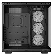 CARCASA DeepCool  CH780 , Tower, ATX, fara sursa, 1xfan, USB 3.2 gen 1 x 4, USB Type-C x 1, audio, PSU shroud, 9 sloturi expansiune, iluminare ARGB, negru,  R-CH780-BKADE41-G-1  (timbru verde 0.08lei)