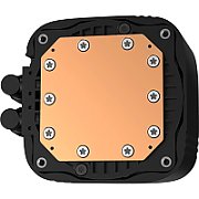 COOLER DeepCool  LS720S Zero Dark , racire lichid, skt. Intel LGA 1700/1200/115x, AMD AM5/AM4, radiator aluminiu, pompa 3100 rpm, fan 3x120mm, 500 - 2500 rpm, conector 4-pin PWM, White LED, negru,  R-LS720-BKNNMM-G-1  (timbru verde 2 lei)