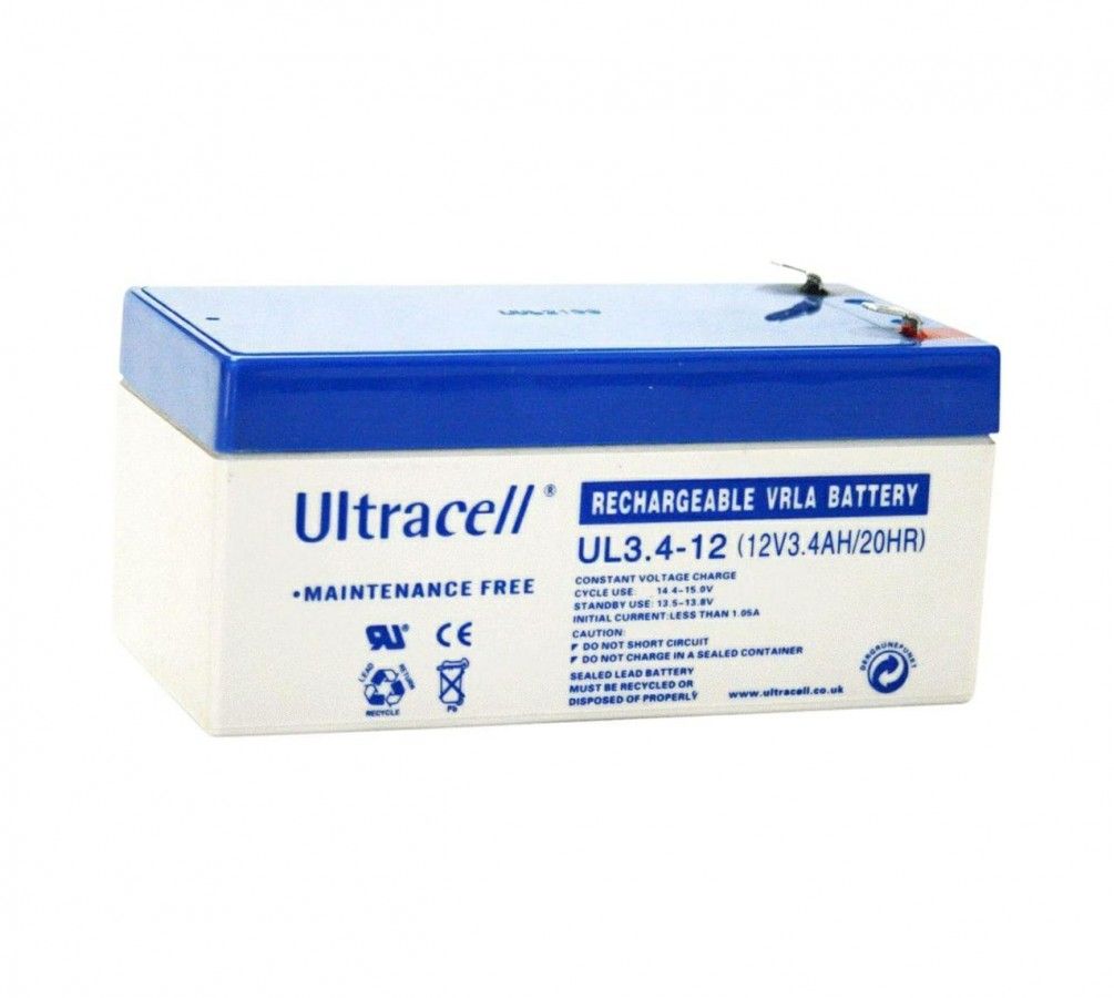 BATTERY 12V 3.4AH/UL3.4-12 ULTRACELL