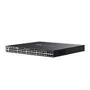 TP-LINK TP-Link Omada switch 48 porturi L3 Managed 6 porturi 10G SG6654X, Interfata: 48× 10/100/1000 Mbps RJ45 Ports, 6× 10G SFP+ Slots, 2× USB 2.0 , 1× RJ45 Console Port, 1× USB Type-C Console Port, 1× RJ45 Management Port, 4 x ventilatoare, Dimensiuni:440 × 380 × 44 mm, Montare in rack, Consum maxim