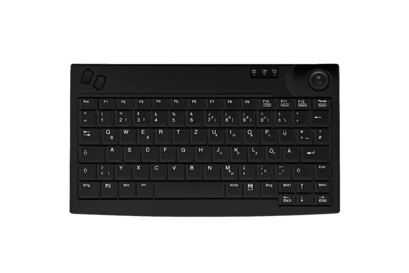 INDUSTRY 4.0 MINI TRACKBALL/KEYBOARD USB BLACK