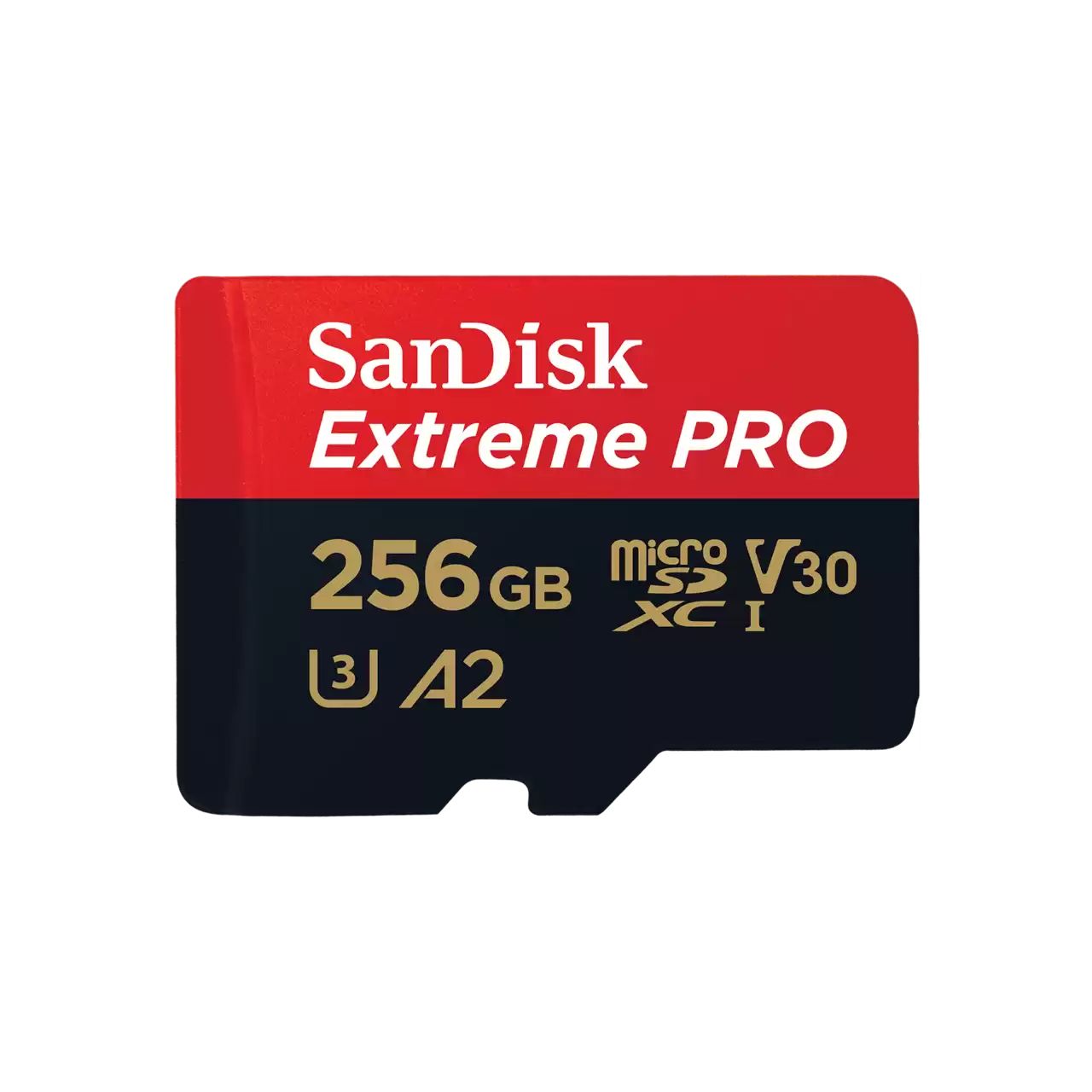 EXTREME PRO MICROSDXC 256GB+SD/ADAPTER 200MB/S 140MB/S A2 C10 V