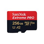 EXTREME PRO MICROSDXC 256GB+SD/ADAPTER 200MB/S 140MB/S A2 C10 V