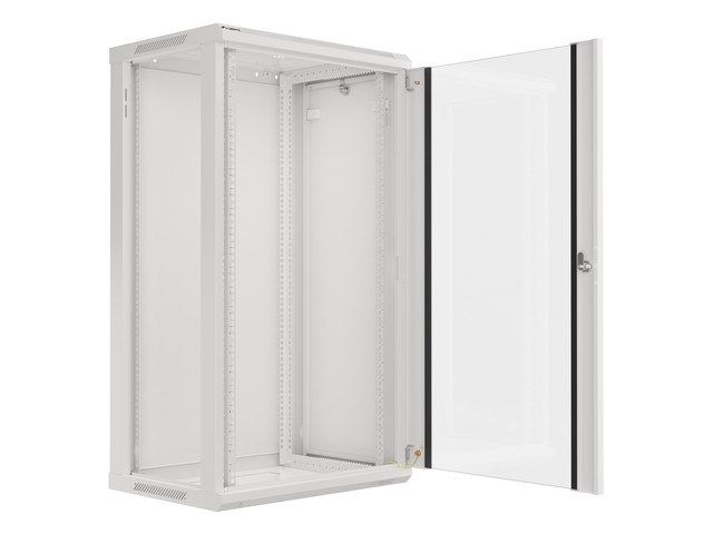 LANBERG WF01-6422-10S Lanberg wall-mounted rack 19 demounted flat pack 22U/600x450mm gray