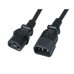 3M POWER CORD C13-C14 - BK/EXTENSION F/M 3 X 1.00/MM