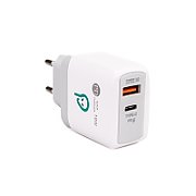 ALIMENTATOR retea SPACER Quick Charge 35W, USB Type-C PD (max 35W) + USB Quick Charge,  SPAR-DUOQ-02  (timbru verde 0.18 lei)