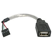 6IN USB MOTHERBOARD CABLE F/F/.