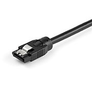0.6 M ROUND SATA CABLE/SATA CORD - LATCHING CONNECTORS
