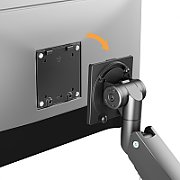 Suport monitor Serioux MM80-C012, compatibilitate  dimensiune ecran 17 -57 , greutate maximă suportata: (per ecran): 2~27 kg, greutate maximă suportata pentru ecran curbat (per ecran): 1 ~ 22 kg,  VESA: 75x75, 100x100, 100x200, 200x100, 200x200, inclinare: +60°~-20°, pivotare: +90°~-90°, rotația