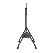 Stand TV mobil Serioux 13E-46FW, dimensiuni: 725x635x1615mm, compatibilitate  dimensiune ecran: 37  -86  , VESA: 200x200, 300x200, 400x200, 300x300, 400x300, 400x400, 600x400, greutate maximă suportata: 80 kg, greutate maximă suportata raft: 10 kg