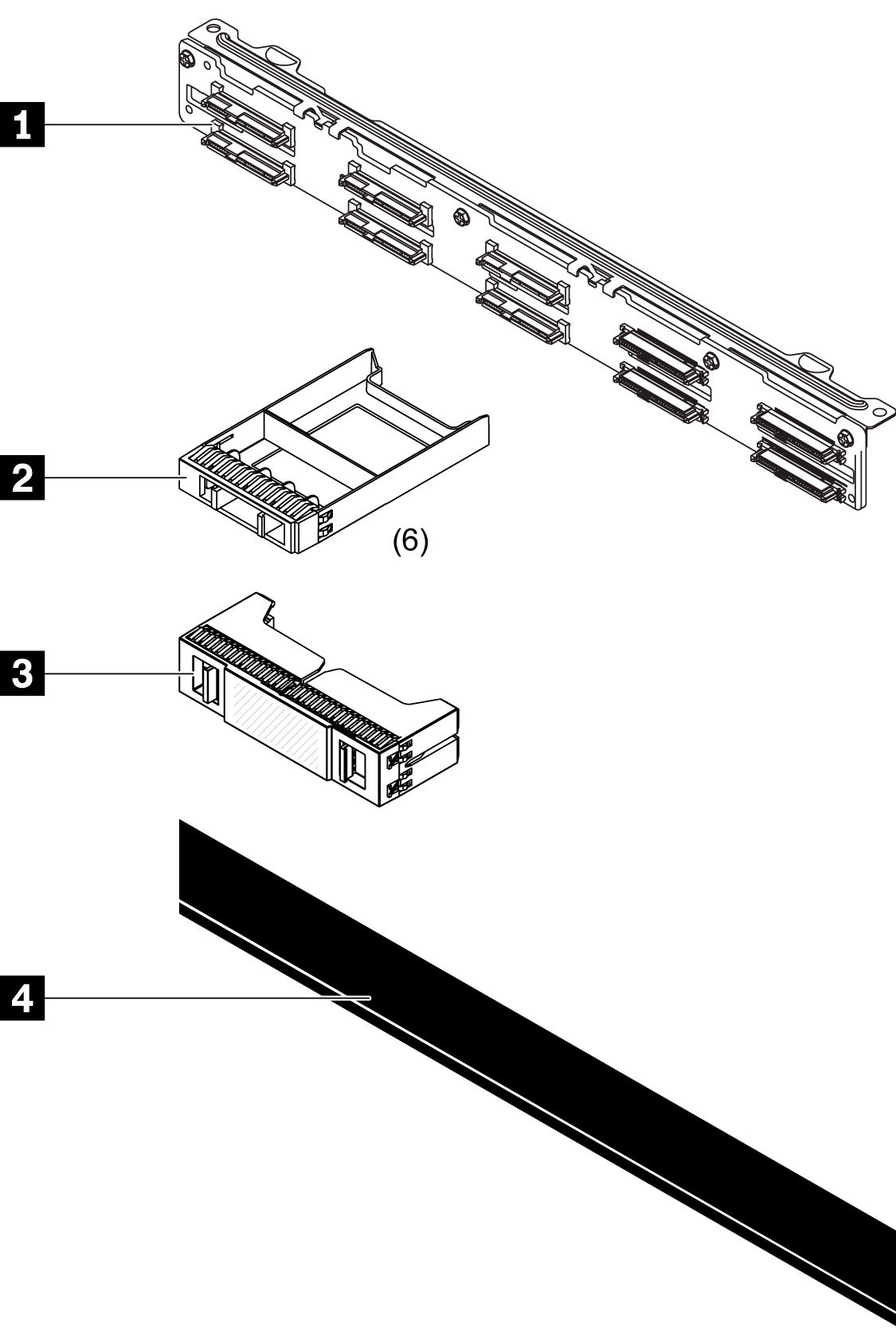 Backplane 1U 10x2.5  NVMe