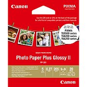 PP-201 3.5X3.5INCH 20 SHEETS/PHOTO PAPER PLUS