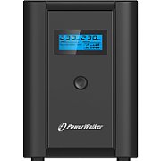 POWERWALK VI 1200 SHL FR UPS Power Walker Line-Interactive 1200VA 2x 230V PL,2x IEC C13,RJ11/RJ45,USB,LCD
