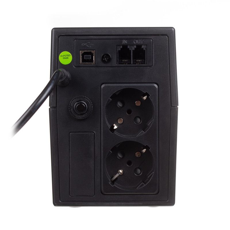 DIGITUS DN-170063-LCD DIGITUS UPS Line-Ineractive LCD 600VA/360W 1x12V/7Ah AVR 2xSCH. USB RJ11