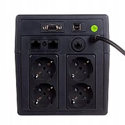 DIGITUS DN-170065 DIGITUS UPS Line-Ineractive LED 1000VA/600W 2x12V/7Ah AVR 4xSCH. USB RS232 RJ45