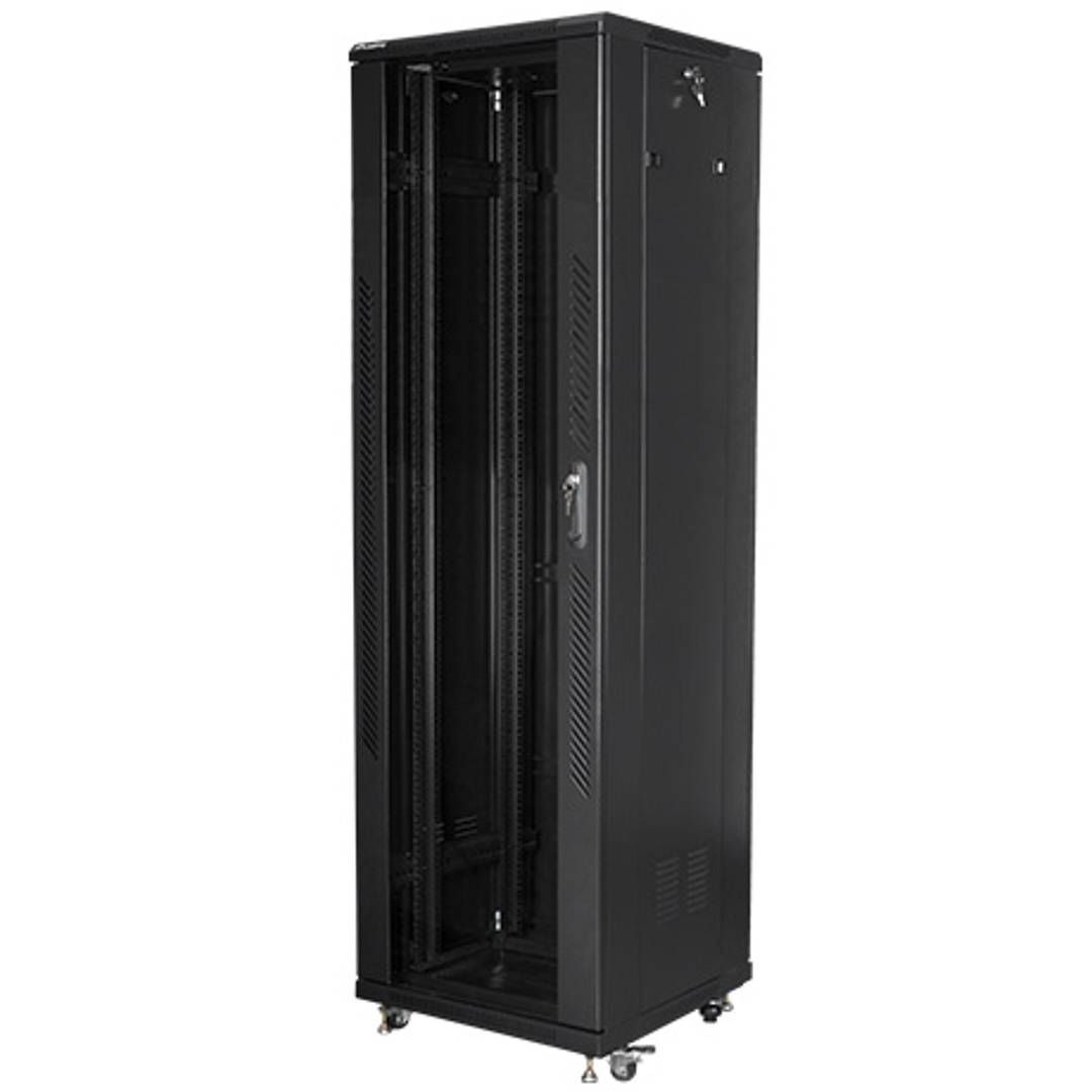LANBERG FF01-6642-12B Lanberg free-standing rack 19 demounted flat pack 42U/600x600mm black