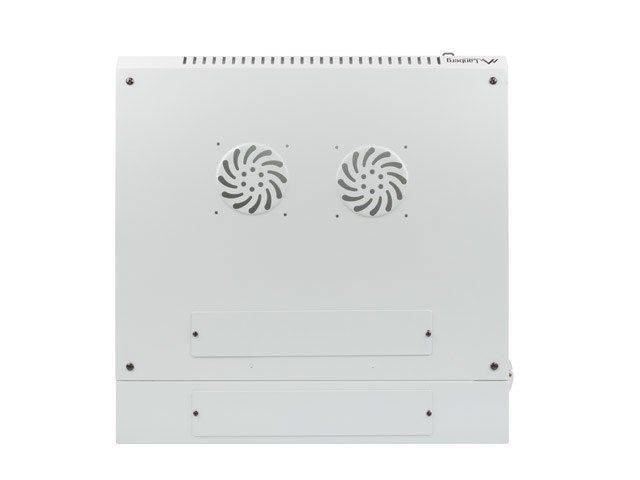 LANBERG WF02-6606-10S Lanberg wall-mounted double section rack 19 flat pack 6U/600x600mm grey