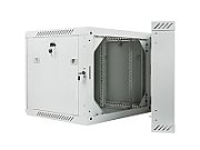 LANBERG WF02-6609-10S Lanberg wall-mounted double section rack 19 flat pack 9U/600x600mm grey