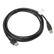 LANBERG CA-USBE-10CC-0030-BK Lanberg extension cable USB 2.0 AM-AF 3m black