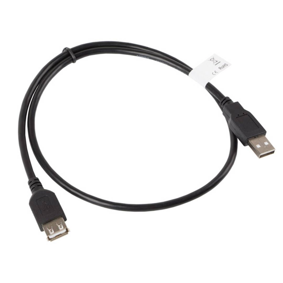 LANBERG CA-USBE-10CC-0007-BK Lanberg extension cable USB 2.0 AM-AF 70cm black