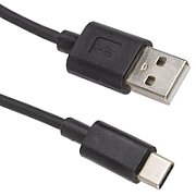 LANBERG CA-USBO-20CU-0010-BK Lanberg cable USB-C(M)->A(M) 2.0 QC 3.0 1m Black