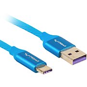 LANBERG CA-USBO-21CU-0010-BL Lanberg Premium cable USB-C(M)->A(M) 2.0 1M Blue