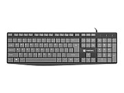 NATEC NKL-1507 Natec Keyboard NAUTILUS SLIM Black/Grey, USB, US Layout