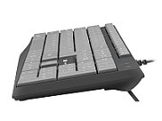 NATEC NKL-1507 Natec Keyboard NAUTILUS SLIM Black/Grey, USB, US Layout