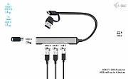 I-TEC USB-A/USB-C 4 PORT HUB/1X USB-C 3.1+3X USB 2.0