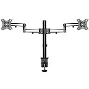 DESK MOUNT DUAL MONITOR ARM/UP TO 32IN MONITORS DUAL SWIVEL