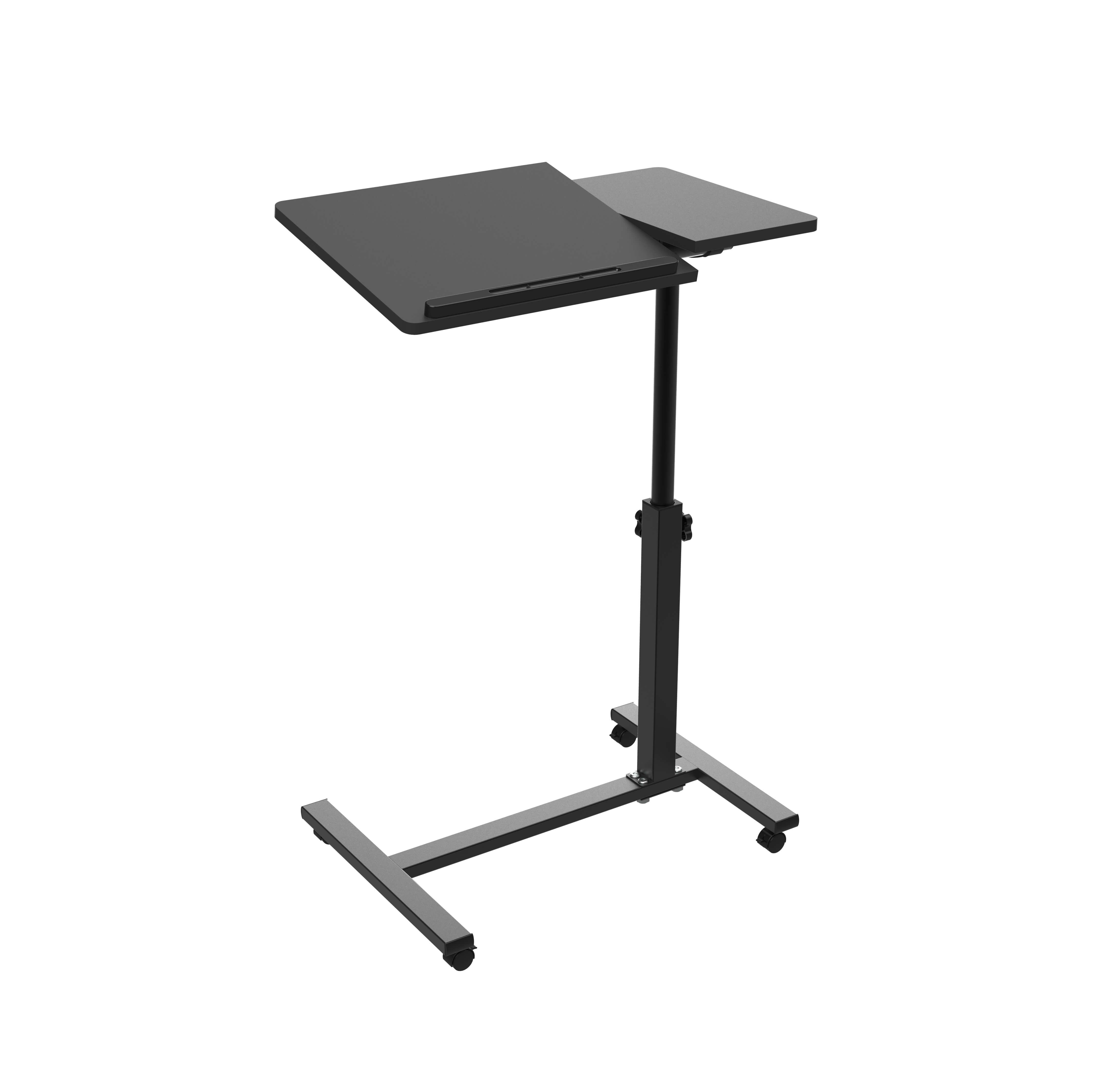 Masa laptop/videoproiector reglabil pe inaltime Blackmount P300, 58 - 90 cm, Max.10 Kg, Negru