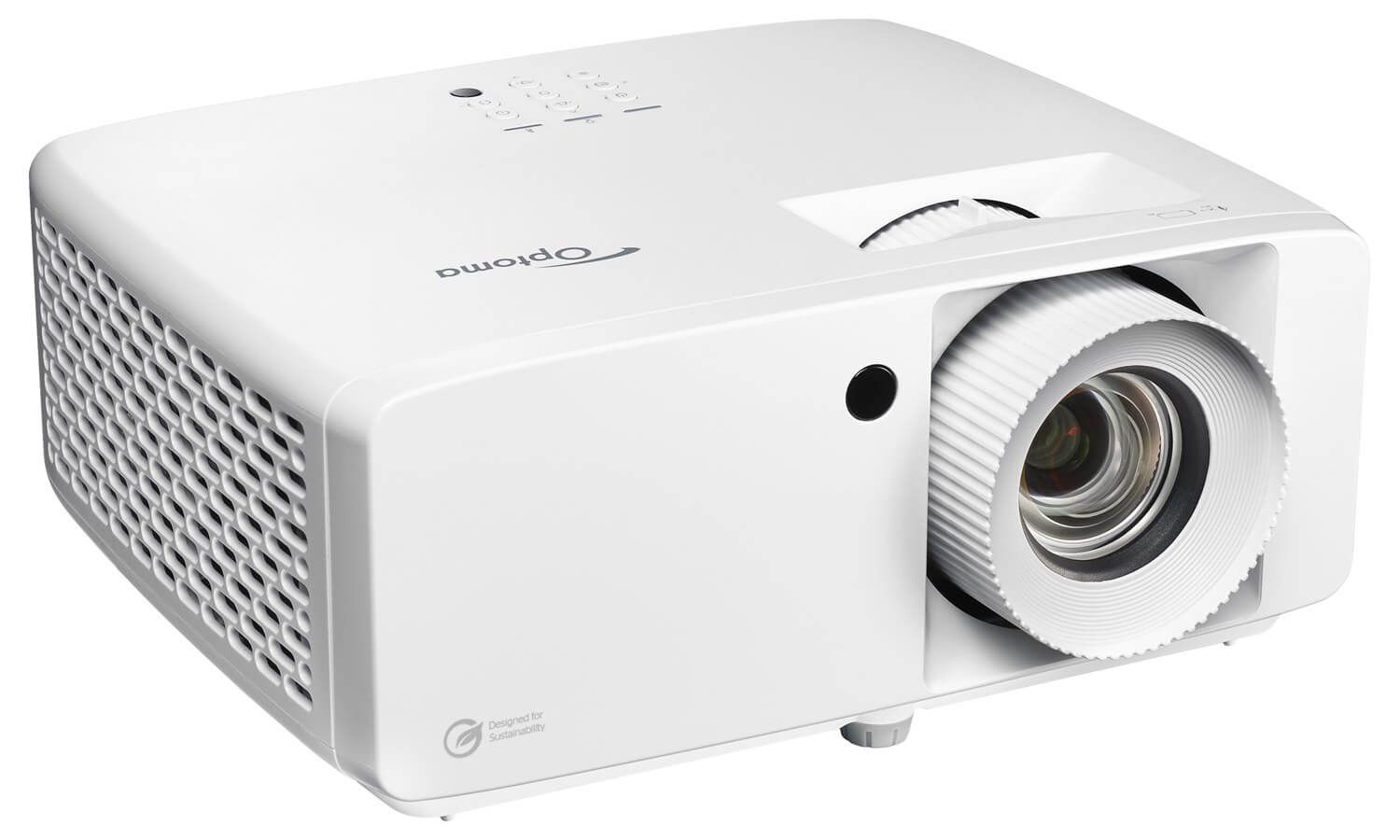 Videoproiector Optoma UHZ66, 3840 x 2160 pixeli, 16:9, 4000 lm, DLP, 30000 h, Wi-Fi, Alb