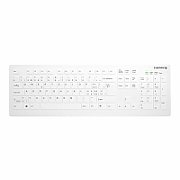 AK-C8112 MEDICAL KEYBOARD WL/WHITE