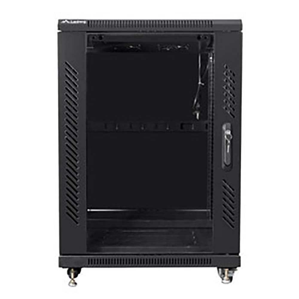 LANBERG FF01-6615-12B Lanberg free-standing rack 19 self-assembly flat pack 15U/600x600mm black