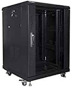 LANBERG FF01-6615-12B Lanberg free-standing rack 19 self-assembly flat pack 15U/600x600mm black