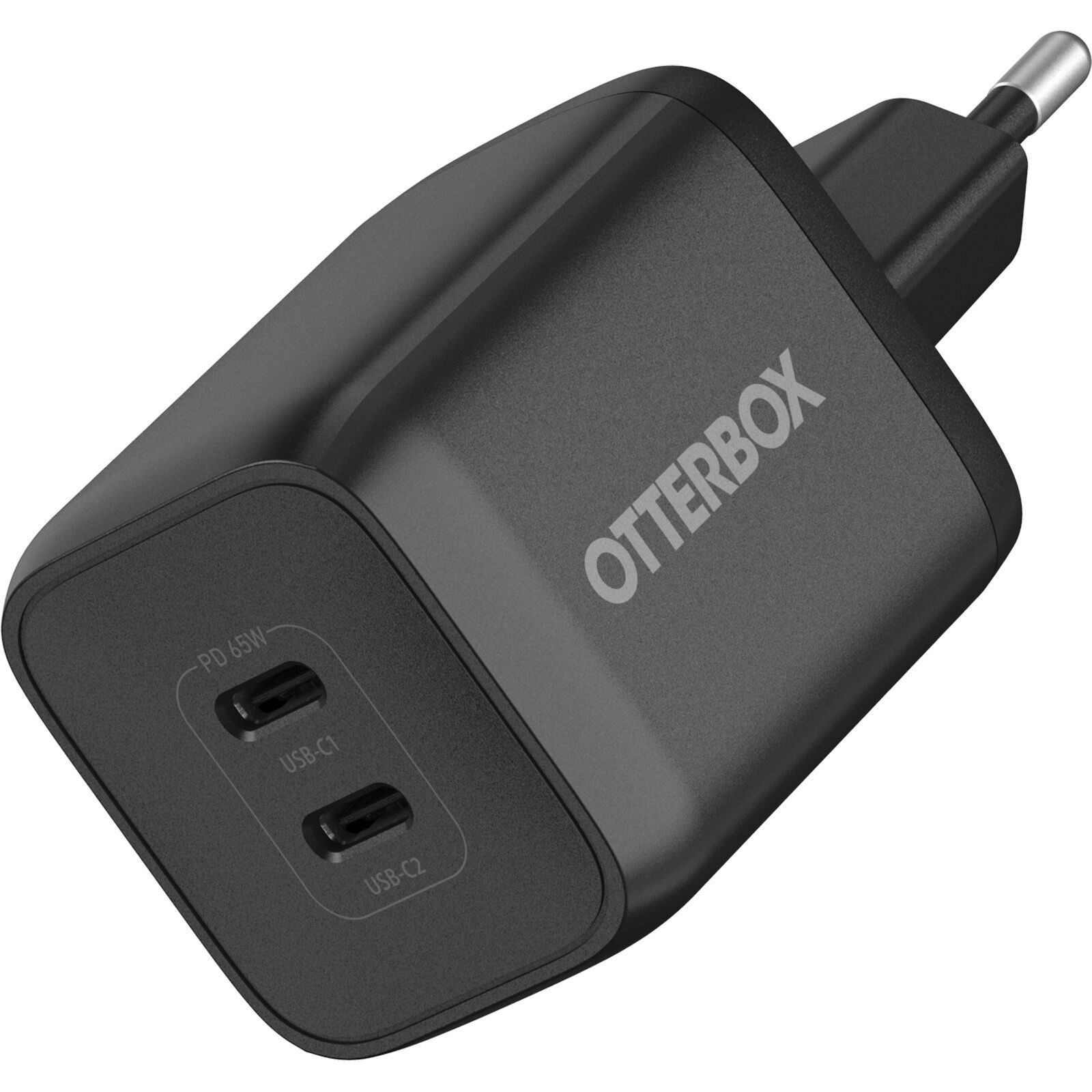 OB STANDARD EU WALL CHARGER 65W/GAN - 1X USB-C 45W + 1X USB-C 20