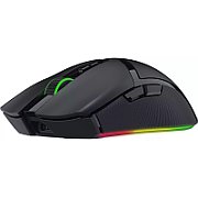 Mouse Razer Cobra Pro wireless, rezolutie 30000 dpi autonomie baterie pana la 100h (1000Hz), pana la 30h (4000Hz*), pana la 170h (Bluetooth), alb