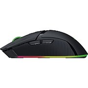 Mouse Razer Cobra Pro wireless, rezolutie 30000 dpi autonomie baterie pana la 100h (1000Hz), pana la 30h (4000Hz*), pana la 170h (Bluetooth), alb