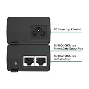 POE+ INJECTOR ADAPTER802.3AT/AF/SUPPLIES UP TO 30 W