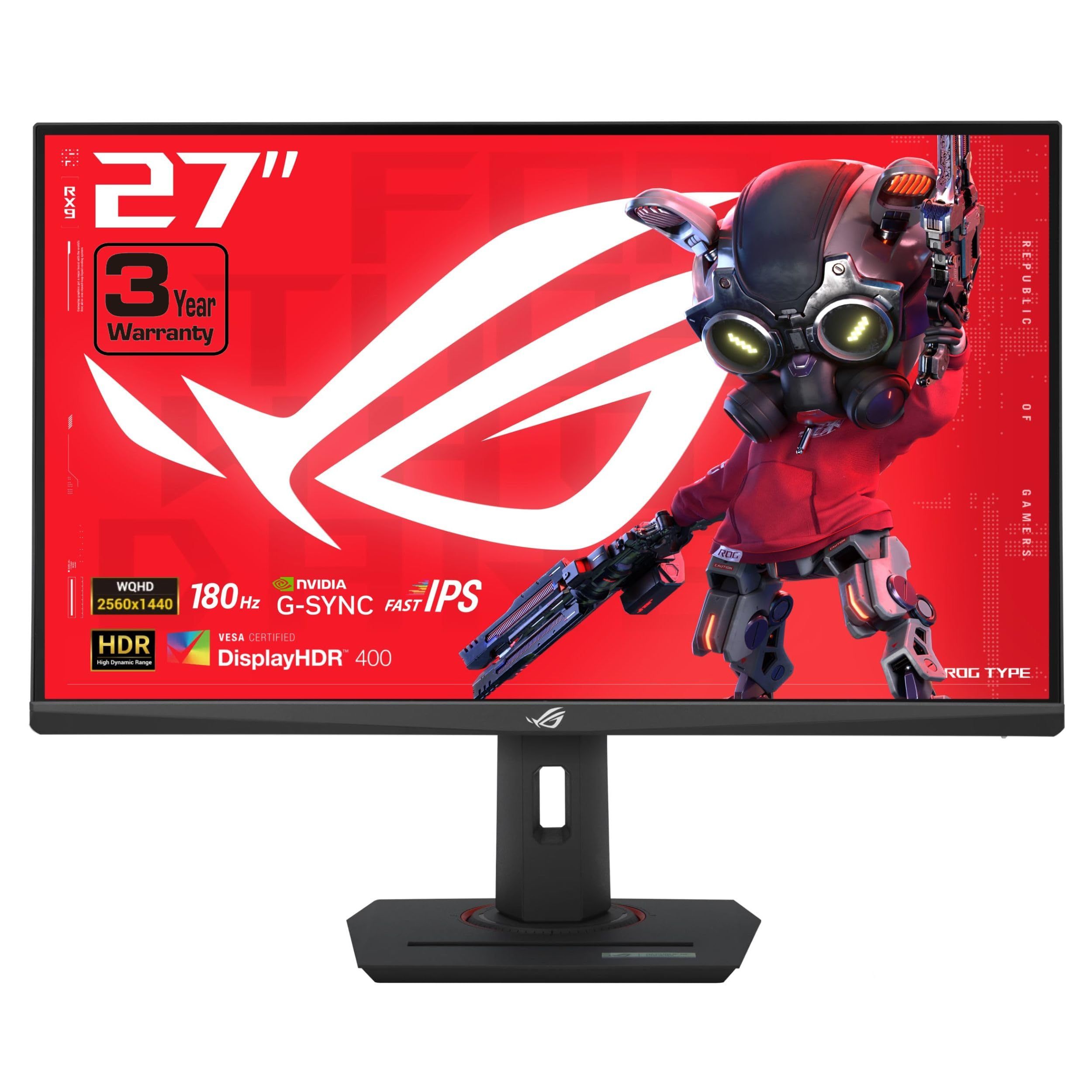 Monitor 27 inch LED ASUS ROG Strix XG27ACS 2560 x 1440 pixeli, 180 Hz, 1 ms, Negru