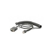 CABLE - RS232: DB9 FEMALE CONNECTOR,9 FT.(2.8M) COILED,POWER PIN 9,TXD ON 2, TRUE CONVERTER -30C