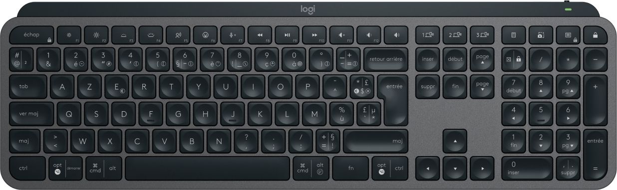 MX KEYS S - GRAPHITE - FRA - BT/- N/A CENTRAL-419