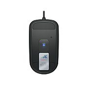 CHERRY Mouse AK-PMH3 Medical 3-Button Scroll corded sealed black IP68 kabelgebunden, 3-Button-Scroll-Steuerung, IP68