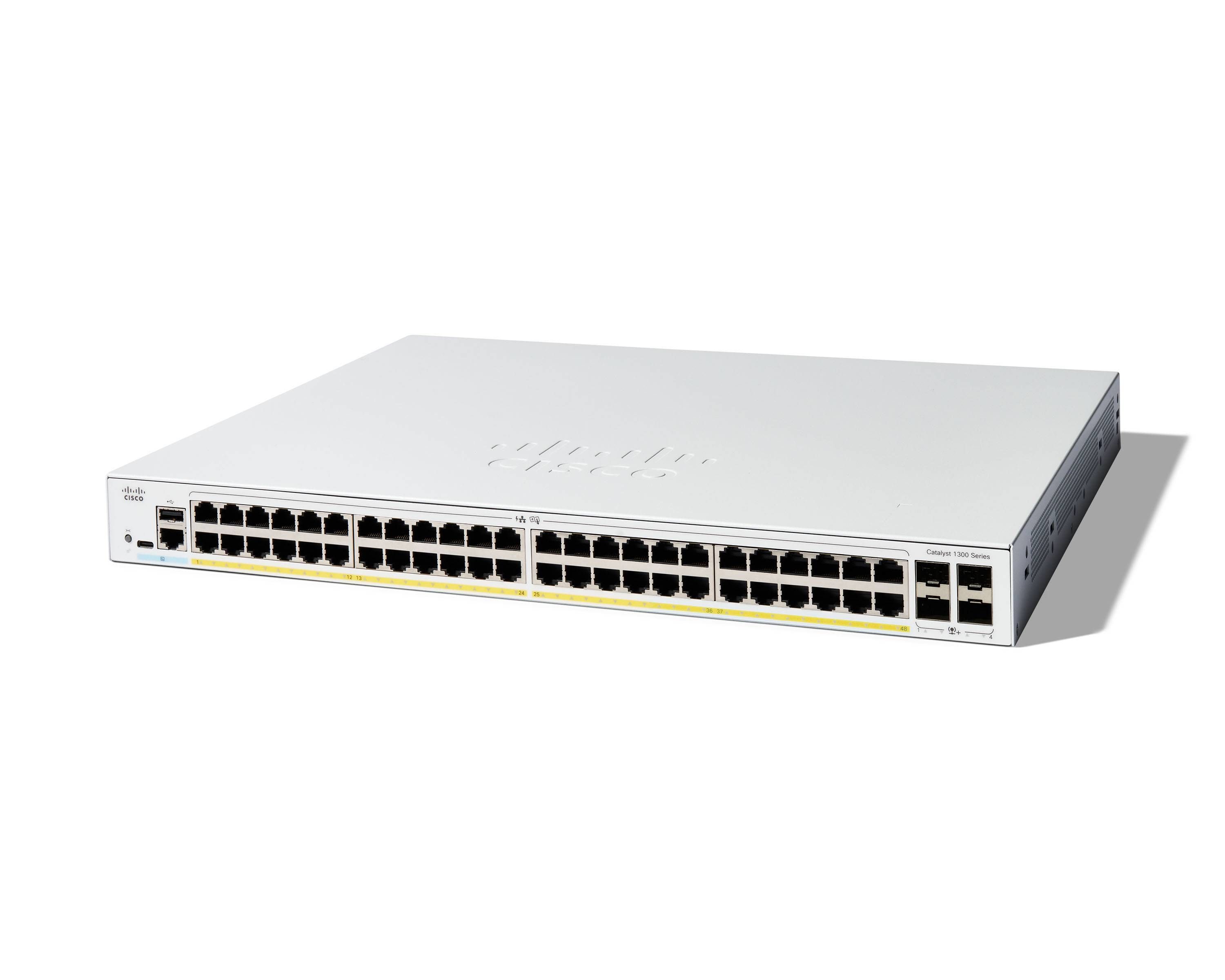 Cisco CATALYST 1300 48-PORT GE FULL/POE 4X10G SFP+