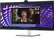 Monitor 34 inch LED Dell P3424WEB 3440 x 1440 pixeli, 5 ms, Negru/Argintiu