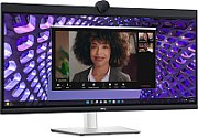 Monitor 34 inch LED Dell P3424WEB 3440 x 1440 pixeli, 5 ms, Negru/Argintiu