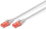 DIGITUS DK-1612-100 DIGITUS Premium CAT 6 UTP patch cable, Length 10,0m, Color grey
