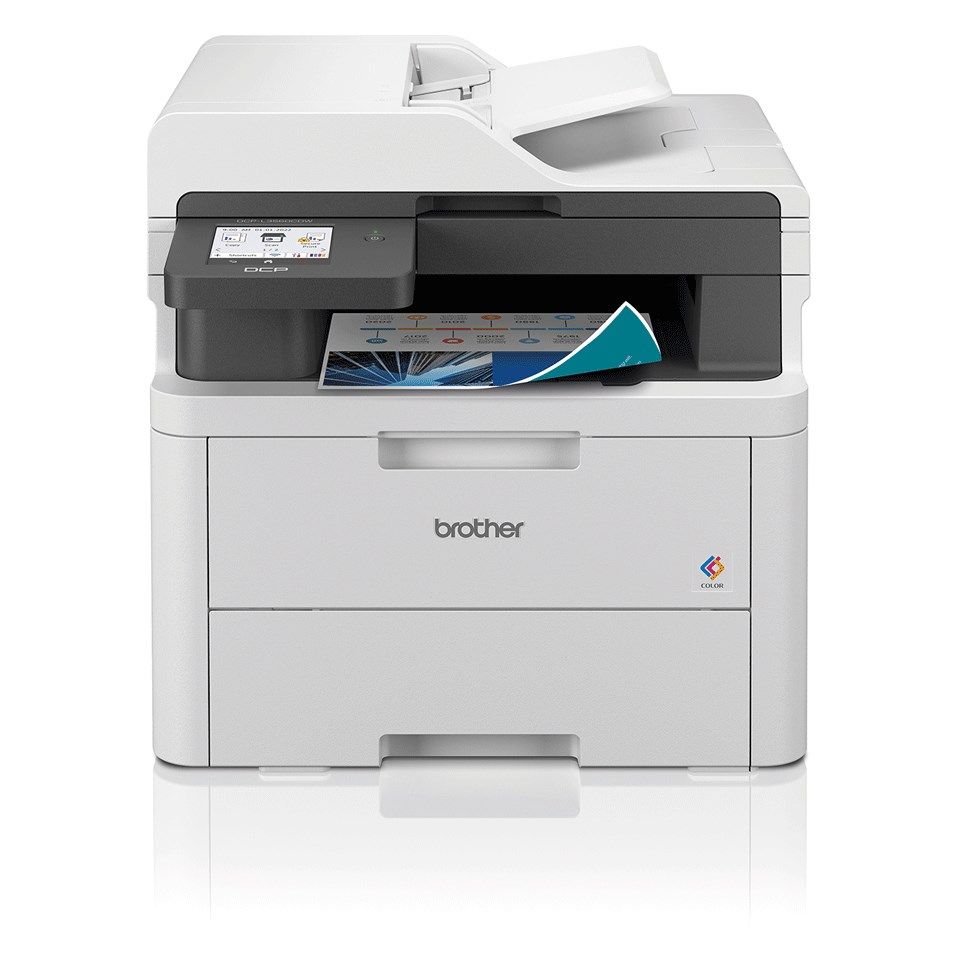 Imprimanta multifunctionala laser color Brother DCP-L3560CDW, A4, duplex, ADF, USB 2.0, Wi-Fi, 18 ppm